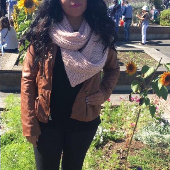 Steve Madden Cognac Faux Leather Jacket - Picture 4 of 7